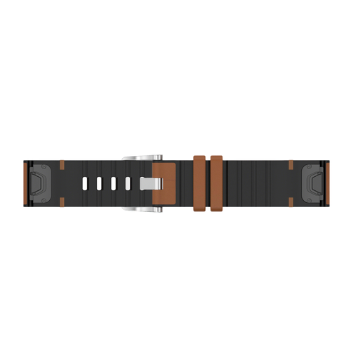 Garmin Fenix 8 - 47mm Leather Hybrid Strap (Brown)