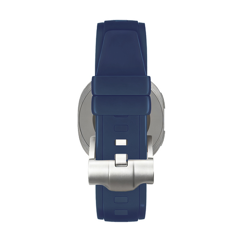 Bandz Samsung Galaxy Watch 8 Classic Silicone Strap 'Luxe Liquid' (Dark Blue)