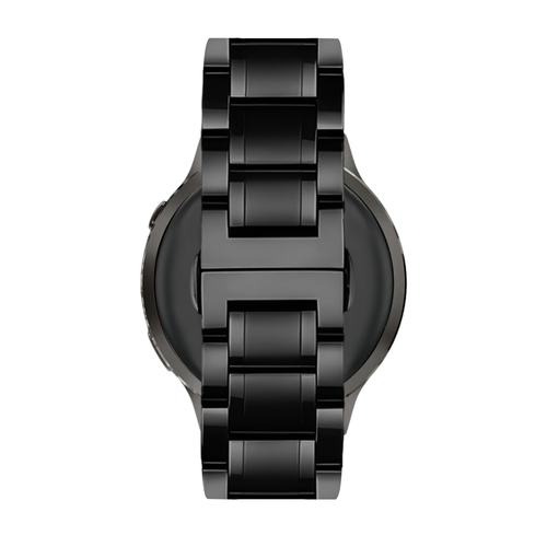 Bandz Garmin Forerunner 245 Steel Link Strap 'Deluxe' (Black)