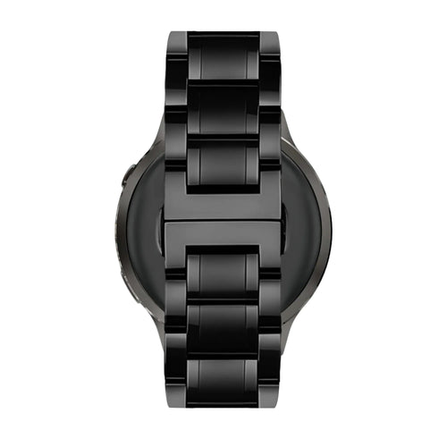 Bandz Garmin Forerunner 70 Steel Link Strap 'Deluxe' (Black)