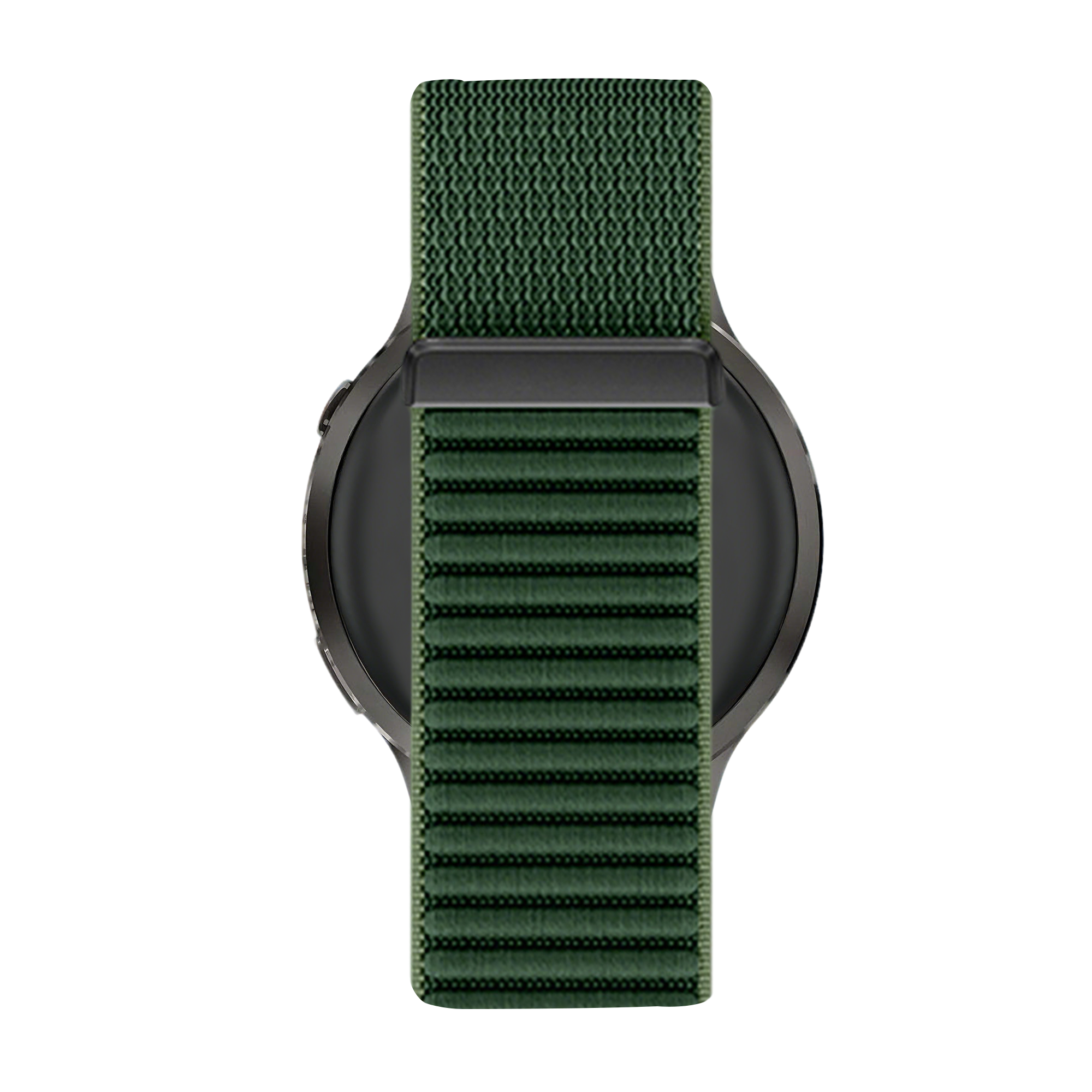 Bandz Garmin Forerunner 265 Nylon Strap 'Wave' (Dark Green)