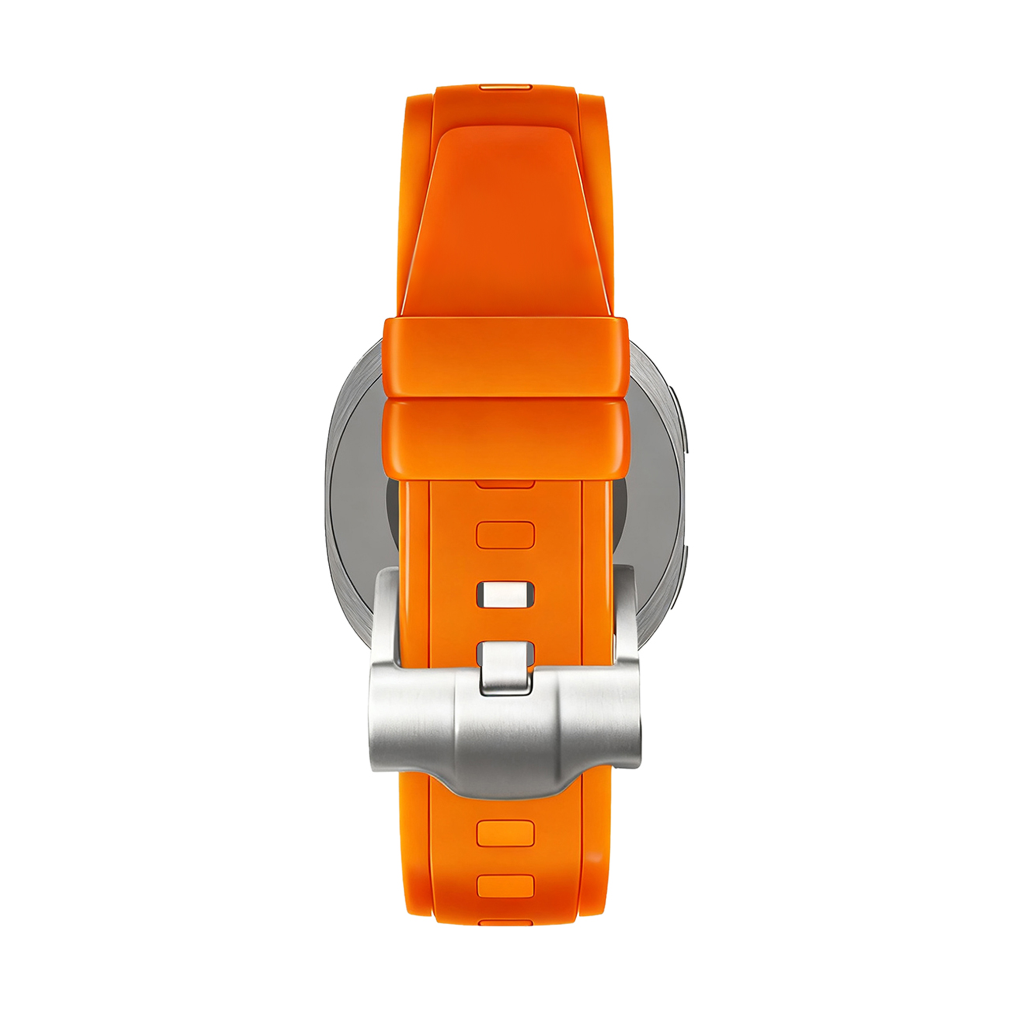 Bandz Samsung Galaxy Watch 8 - 40mm Silicone Strap 'Luxe Liquid' (Orange)