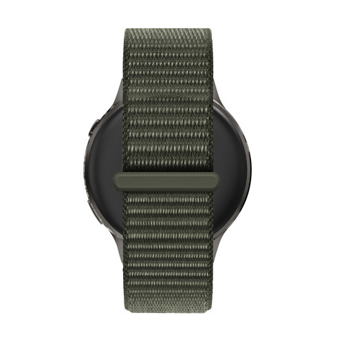 Bandz Garmin Vivoactive 4s Nylon Loop Strap (Dark Green)