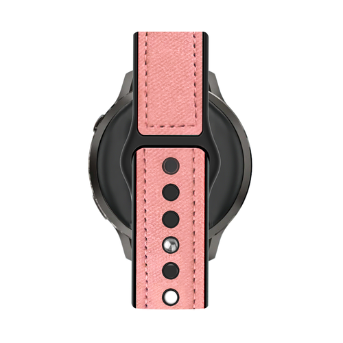 Bandz Garmin Approach S42 Leather Strap 'Hybrid' (Pink)
