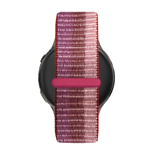 Bandz Garmin Vivoactive 4s Nylon Loop Strap (Berry)