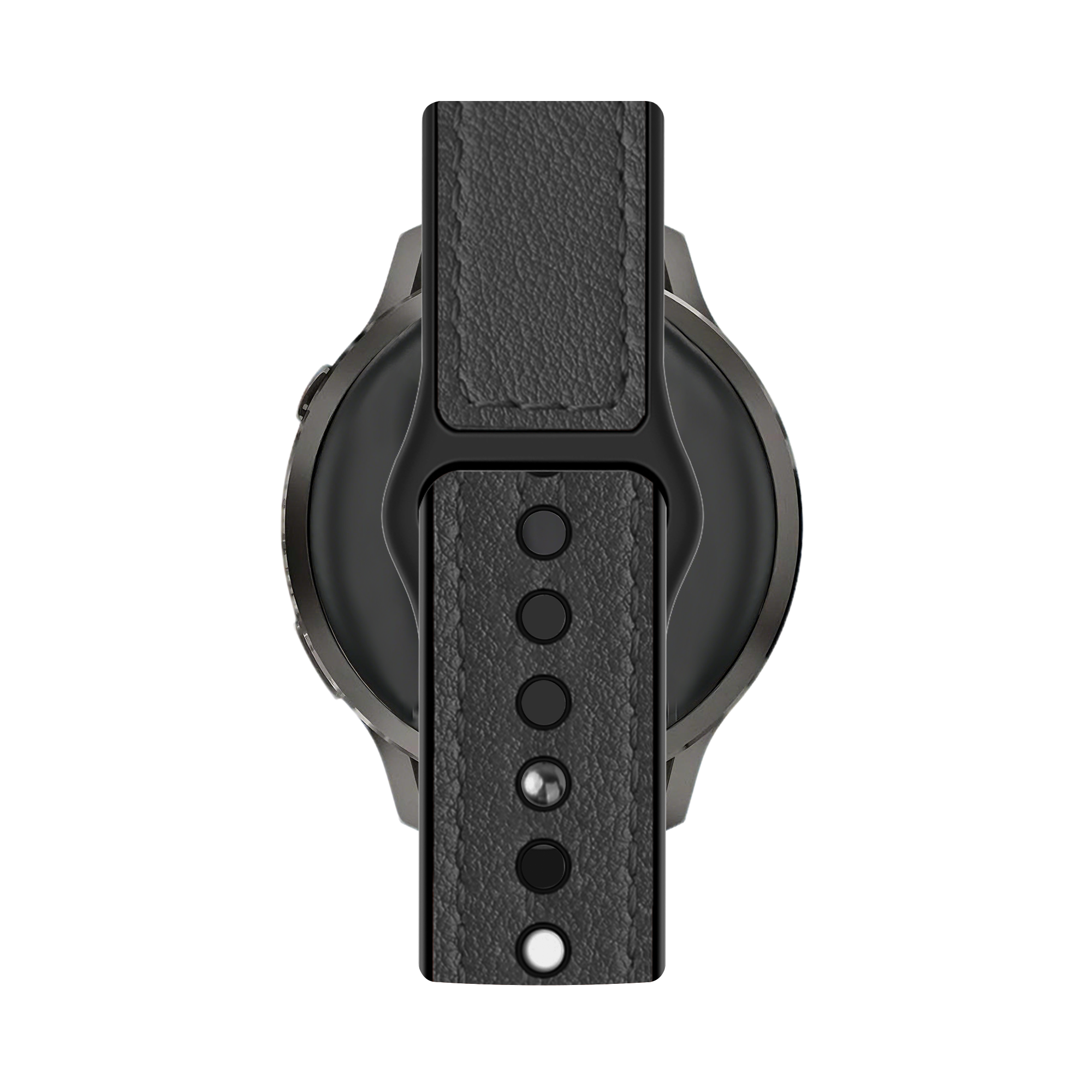 Bandz Garmin Approach S42 Leather Strap 'Hybrid' (Black)