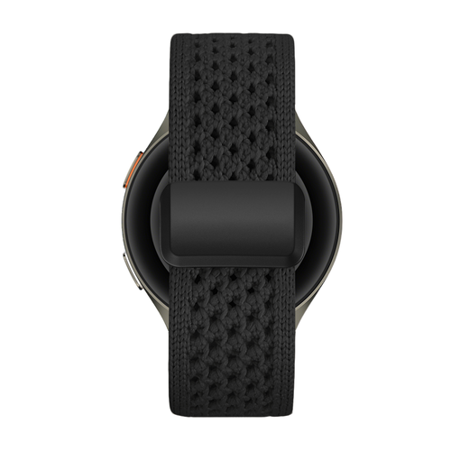 Bandz Huawei Watch GT 5 Pro - 42mm Vintage Nylon Strap (Black)