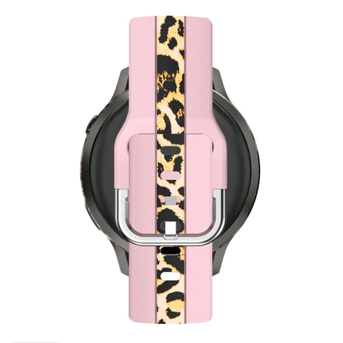 Bandz Garmin Forerunner 70 Dual Leopard Strap (Light Pink)