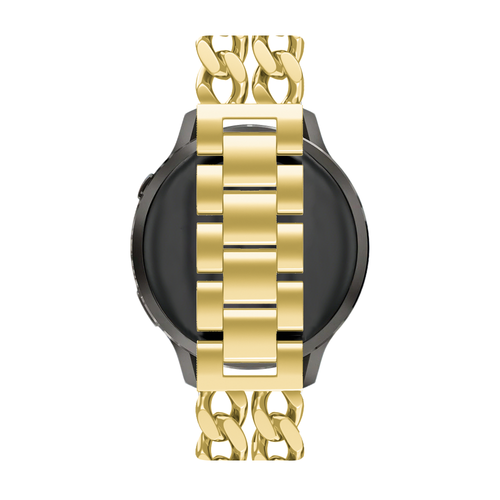 Bandz ICE Fit RT 3.0 - 36mm Metal Strap 'Double Chains' (Gold)