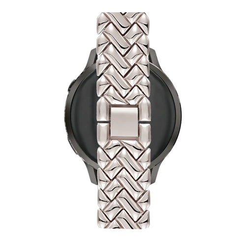Bandz Garmin Forerunner 255s Metal Strap 'V-Type' (Starlight)