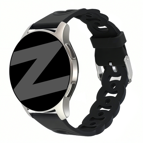 Bandz Polar Ignite 3 Silicone Strap 'Chains' (Black)