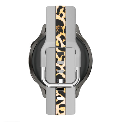 Bandz Garmin Forerunner 170 Dual Leopard Strap (Light Grey)