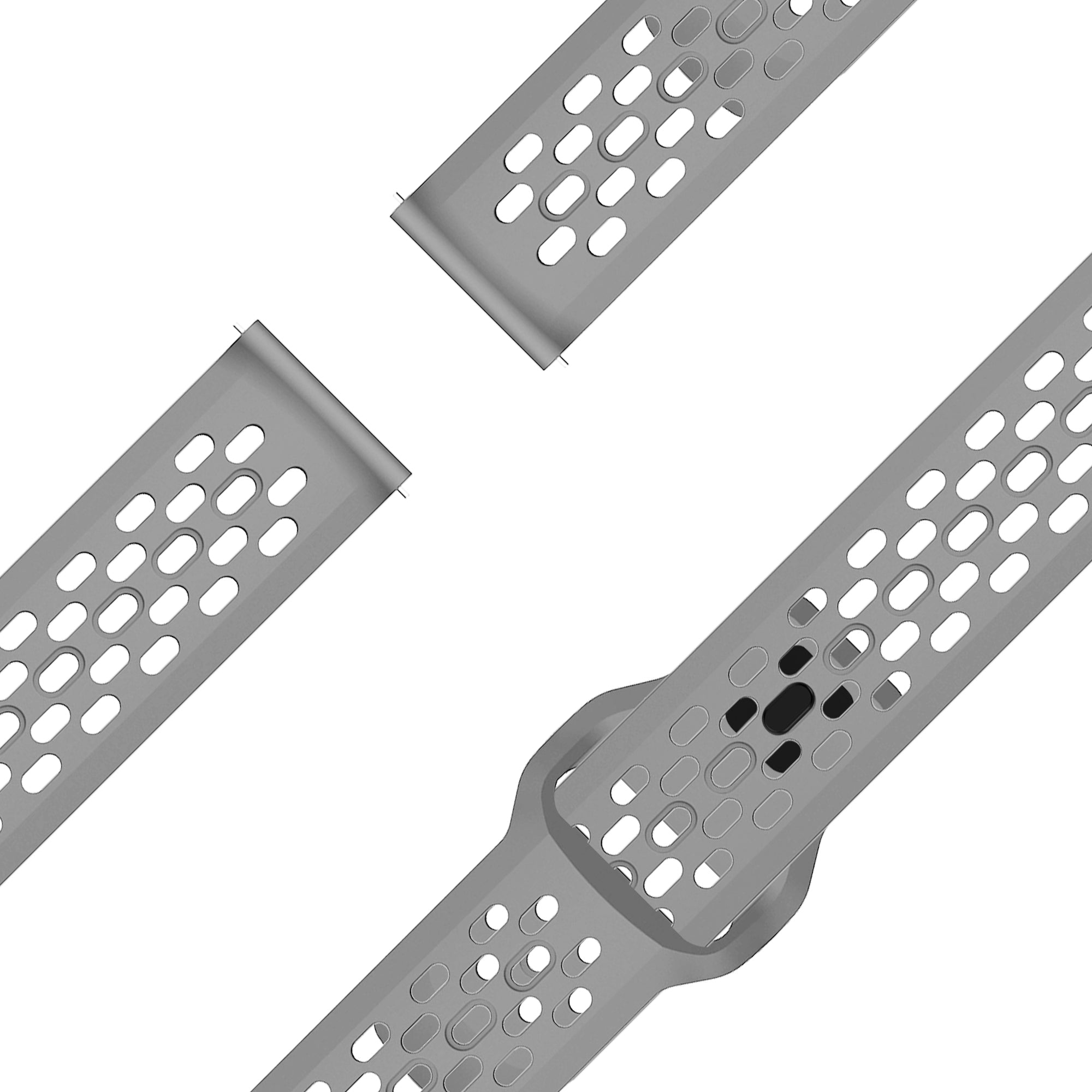 Bandz Garmin Vivoactive 6 Silicone Strap 'Air' (Grey)