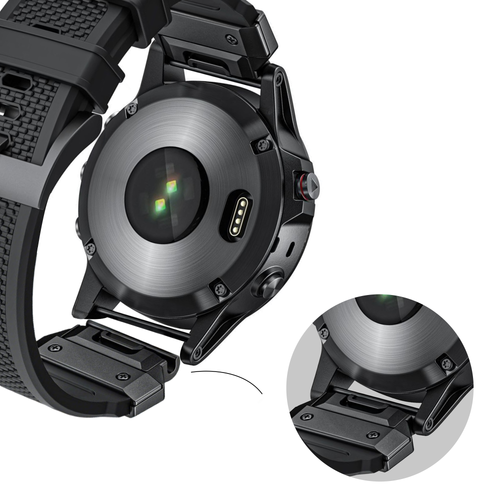 Bandz Garmin Instinct E - 45mm Silicone Strap 'Explorer' (Black)