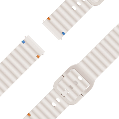 Bandz Garmin Bounce 2 Silicone Strap 'Wave' (Starlight)