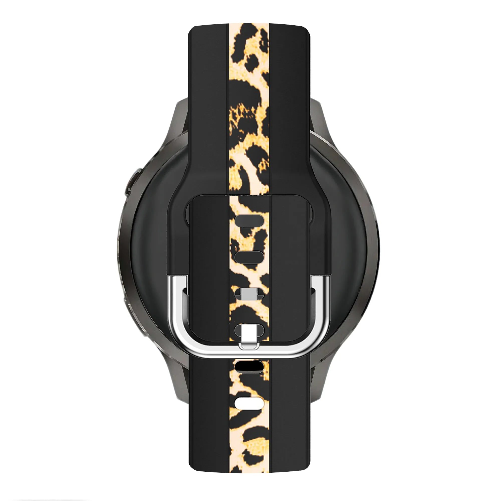 Bandz Garmin Forerunner 70 Dual Leopard Strap (Black)
