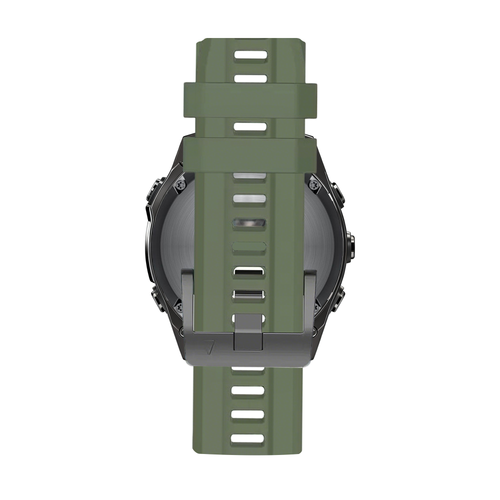 Bandz Garmin Quatix 8 Pro - 47mm Silicone Strap 'Classic' (Army Green)