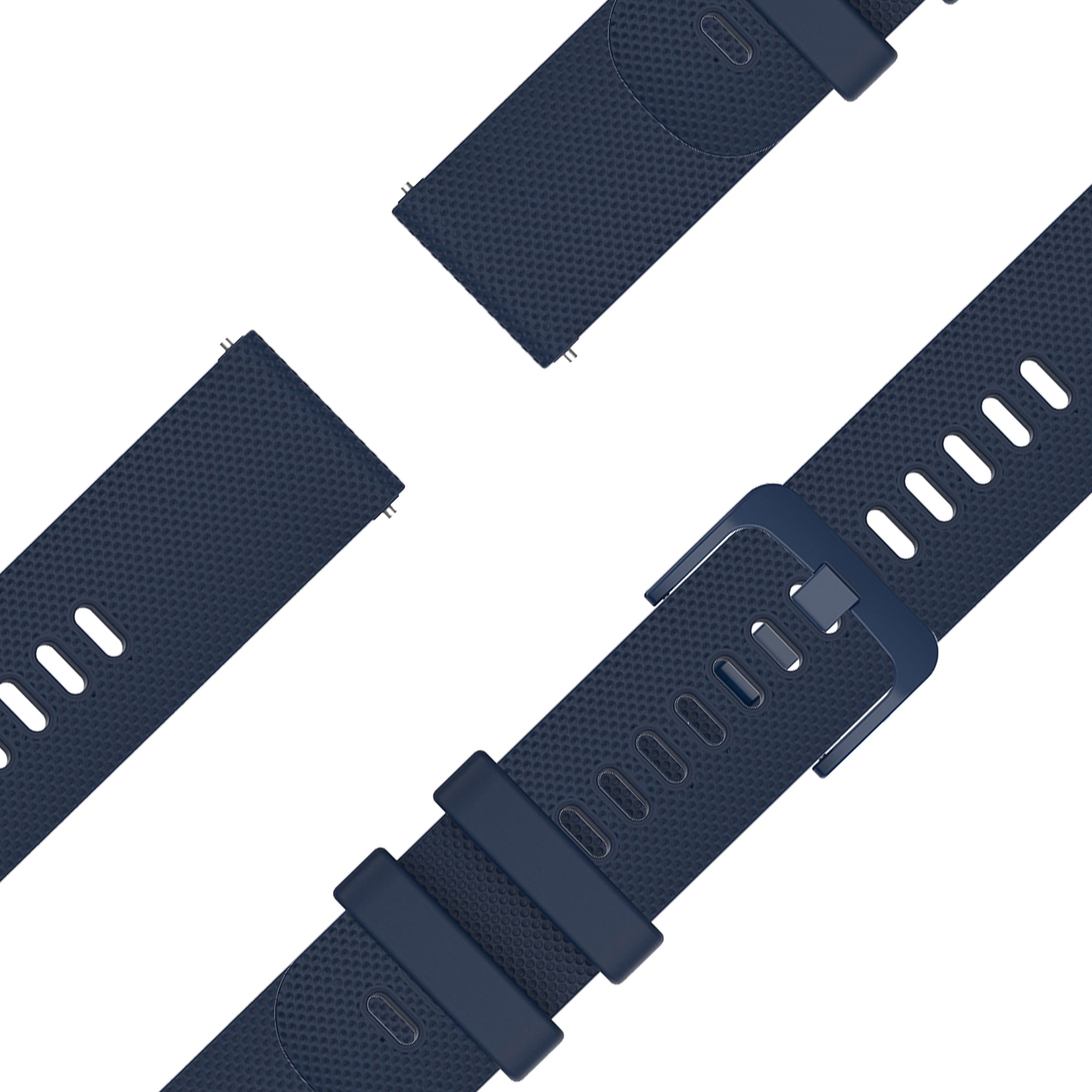 Bandz Garmin Vivoactive 4 Silicone Strap 'Premium' (Dark Blue)