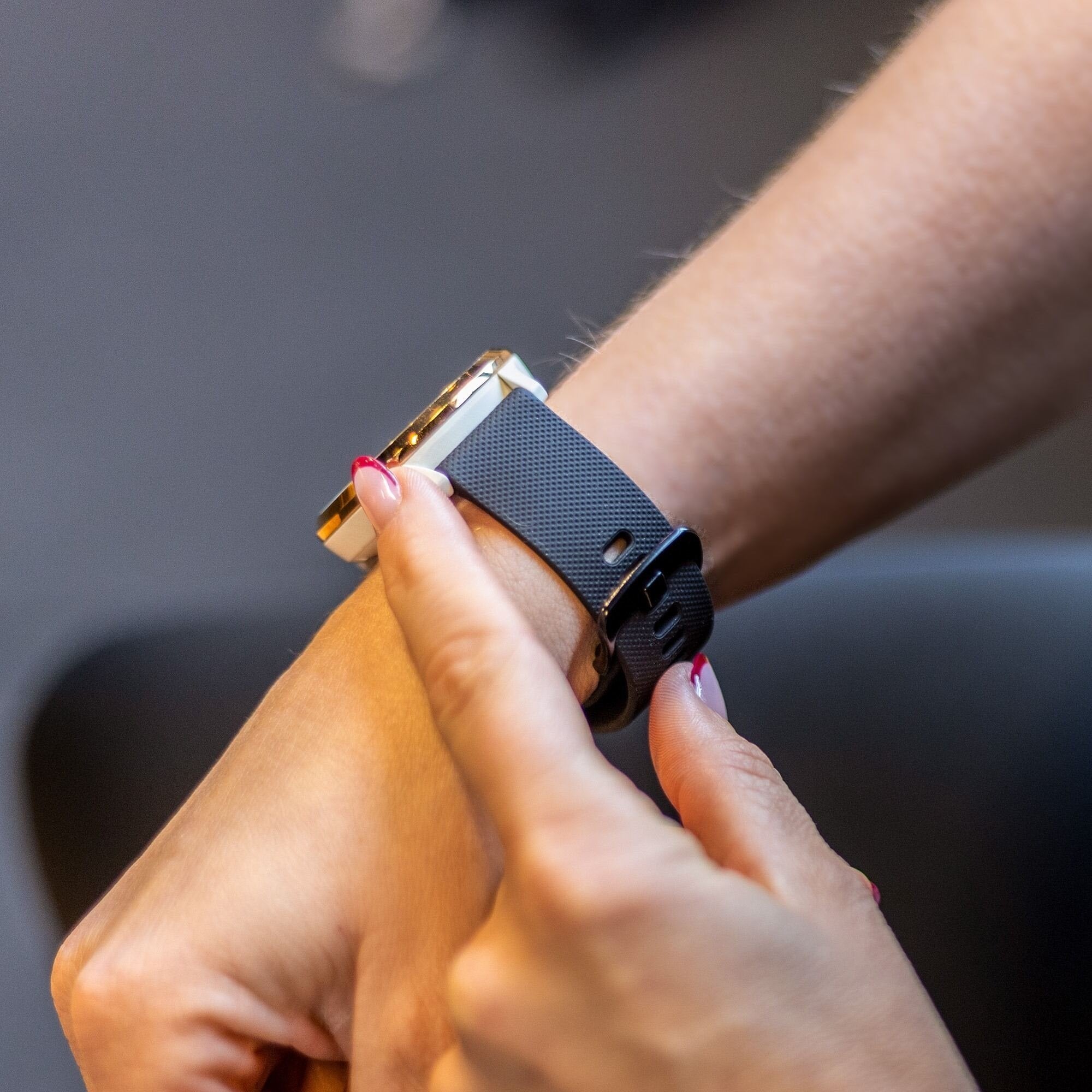 Amazfit GTS 2 Premium Silicone Strap (Black)