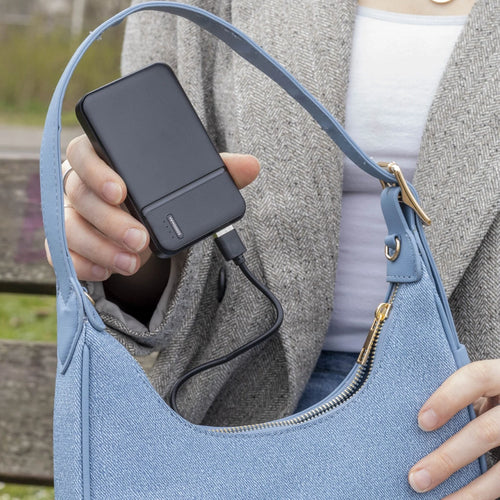 Ultrathin 10,000 mAh powerbank (black)