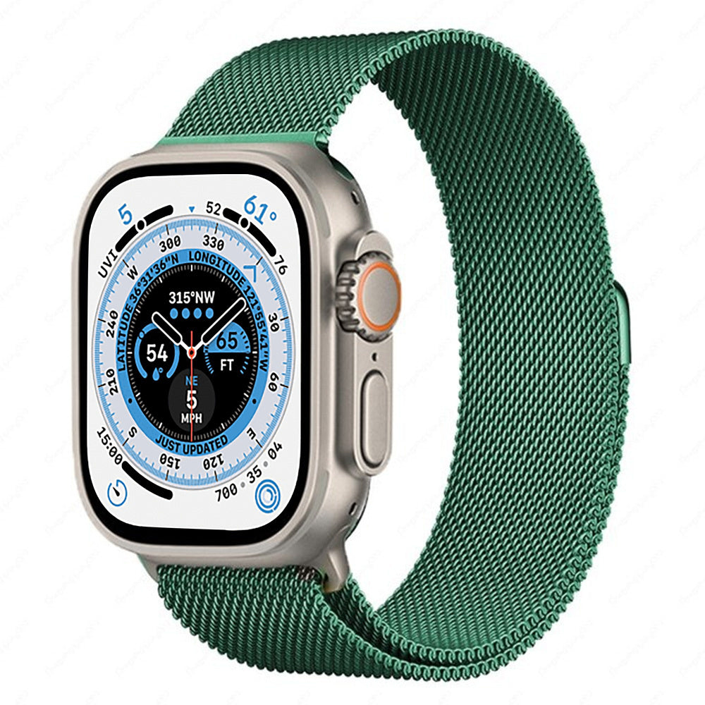 7-strap-it-apple-watch-ultra-milanese-band-groen-8