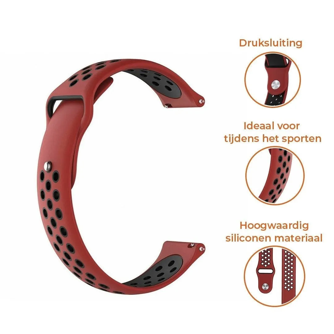 Suunto 9 Peak Sport Strap (Red/Black)