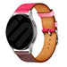 Samsung Galaxy Watch 7 - 40mm Leather Strap (Bright Pink/Redbrown)