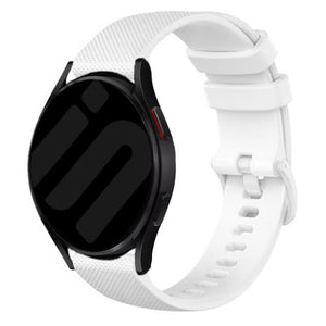 Oppo Watch X Premium Silicone Strap (White)