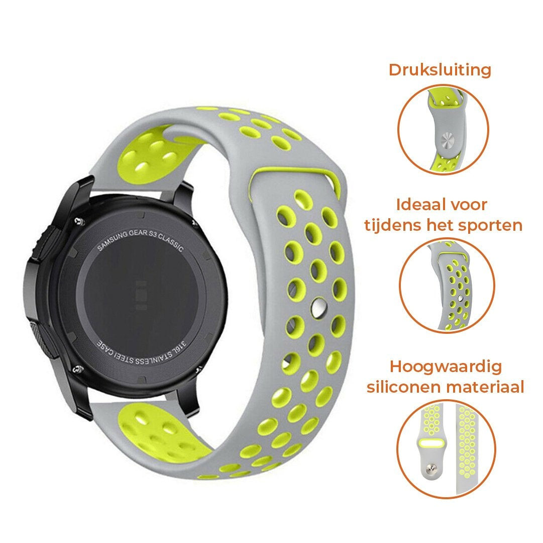 Suunto Run Sport Strap (Grey/Yellow)