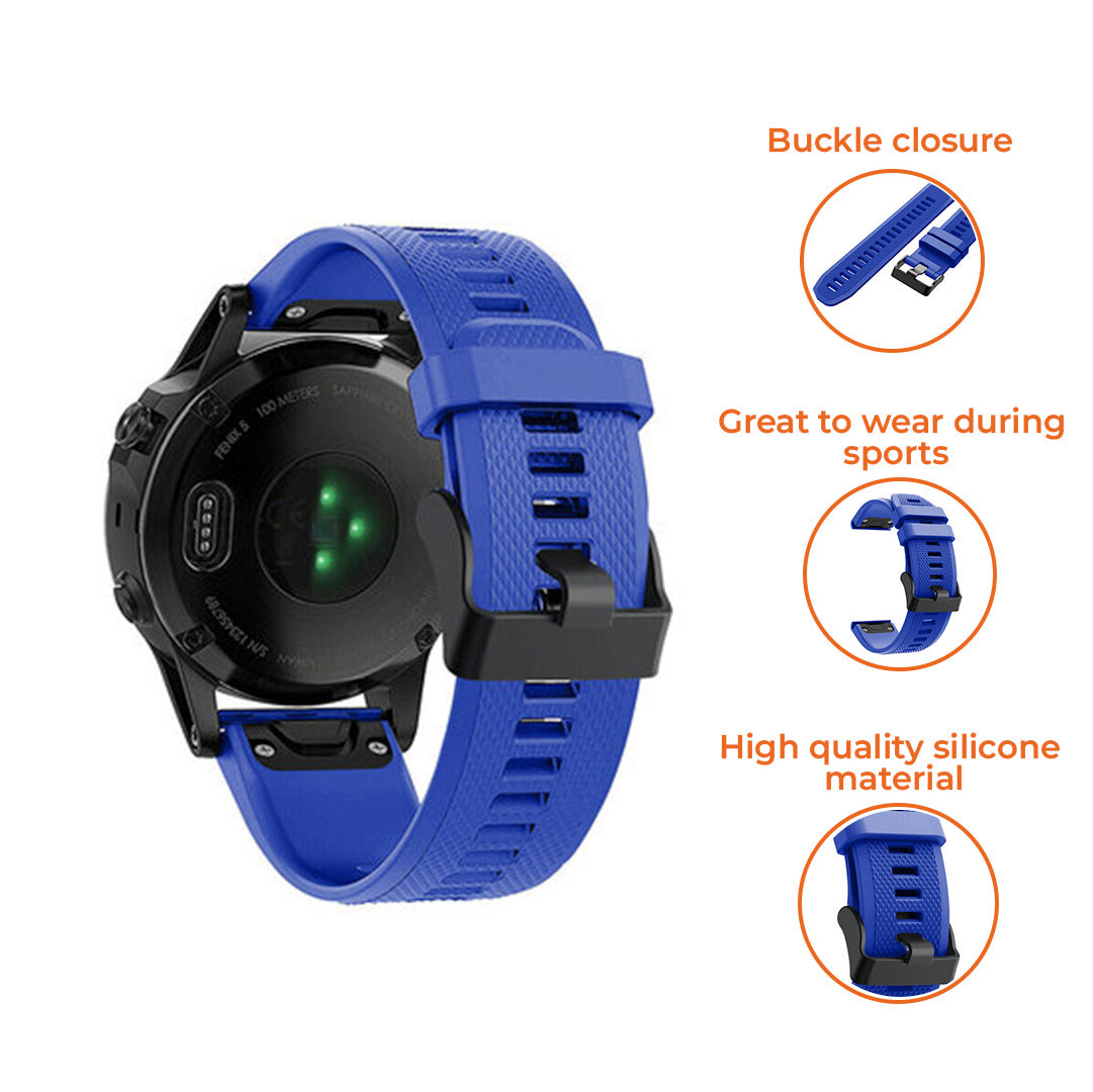 7424941091065_Garmin Fenix 5 6_Siliconen_Blauw_Kenmerk_EN