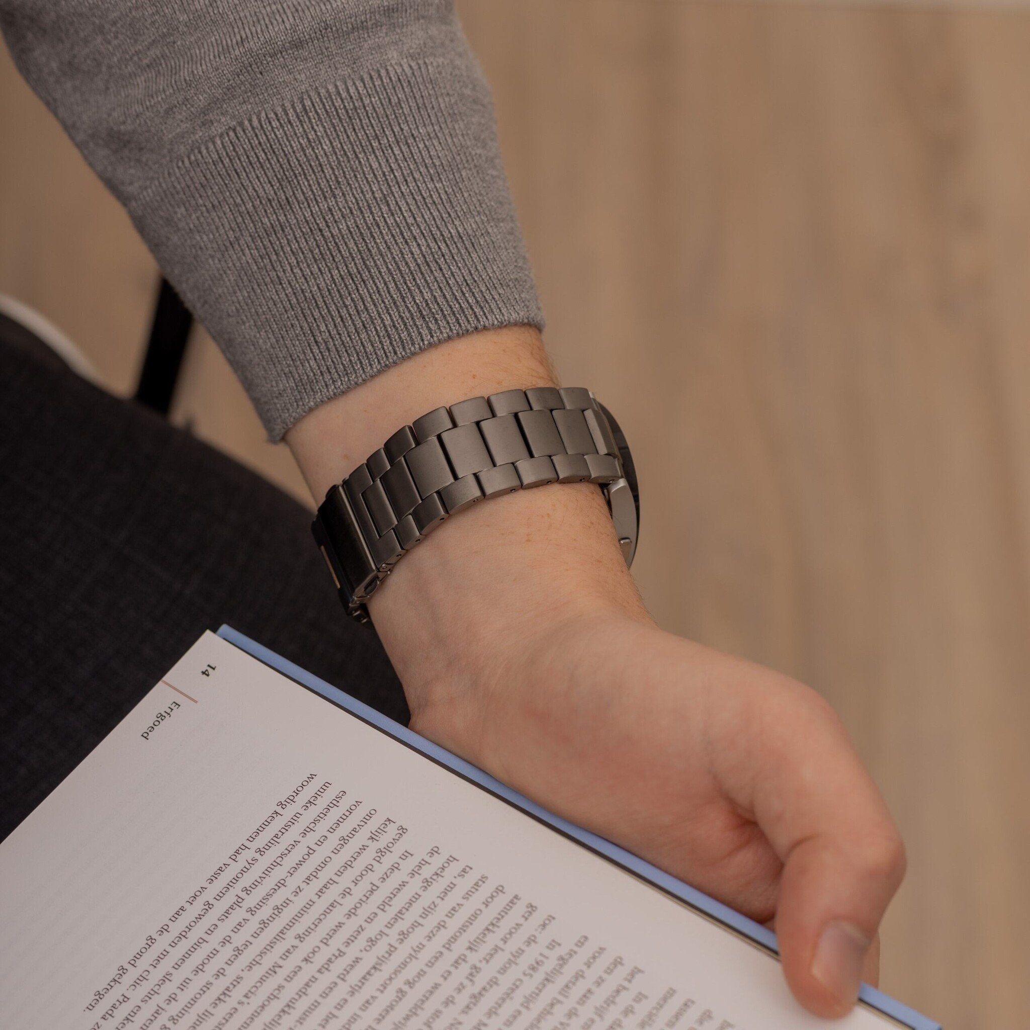 Samsung Galaxy Watch FE Titanium Strap (Graphite)