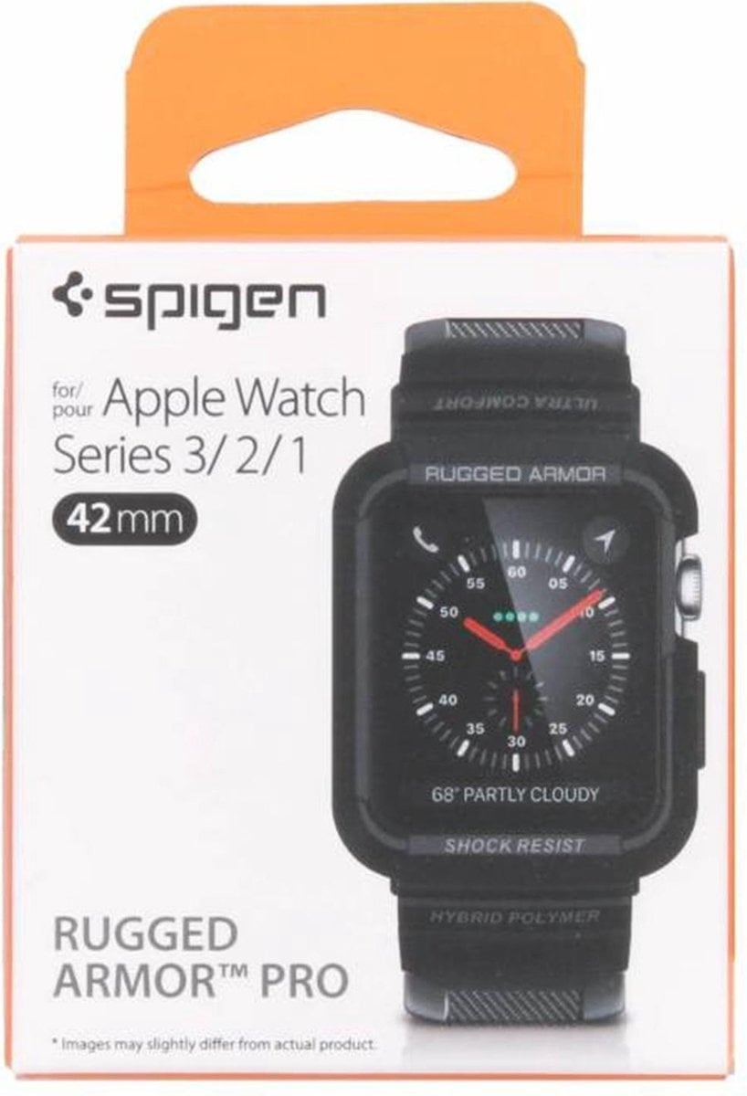 Spigen Apple Watch Rugged Armor Pro Strap (Black)