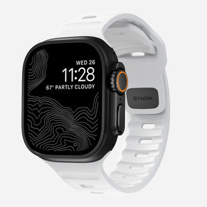 Nomad Sport Apple Watch Silicone Strap (White)