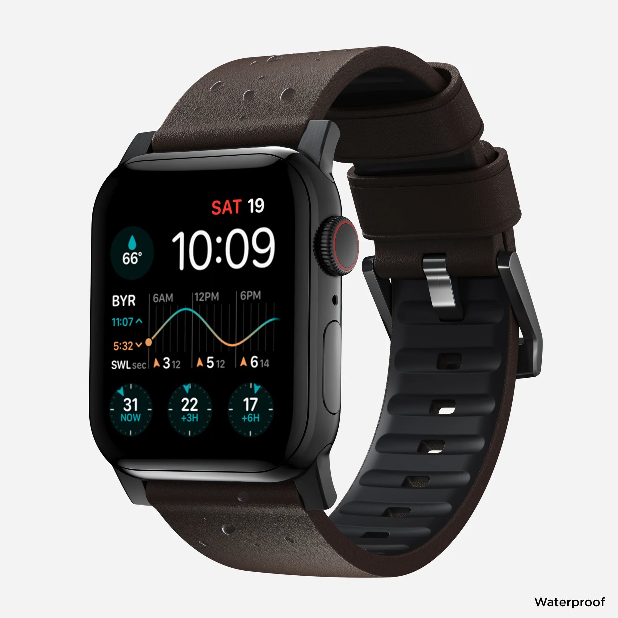 Nomad Active Pro Apple Watch Hybrid Strap (Brown/Black)