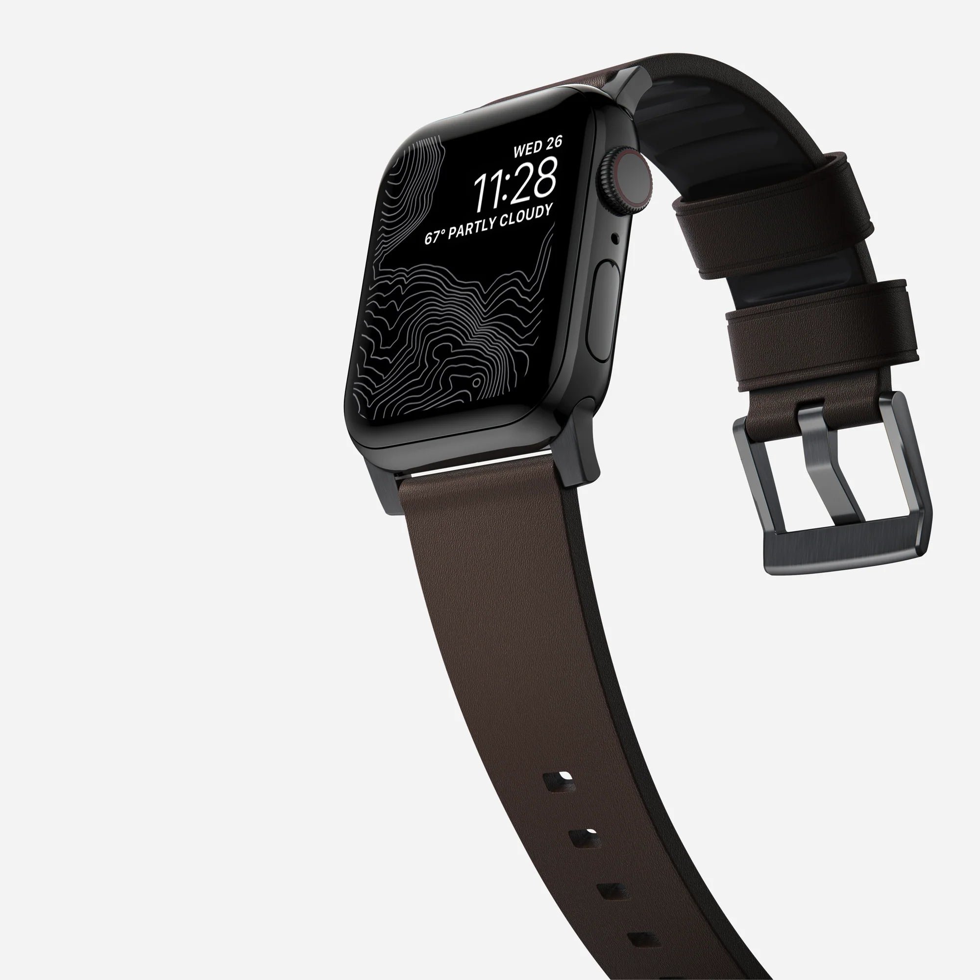 Nomad Active Pro Apple Watch Hybrid Strap (Brown/Black)