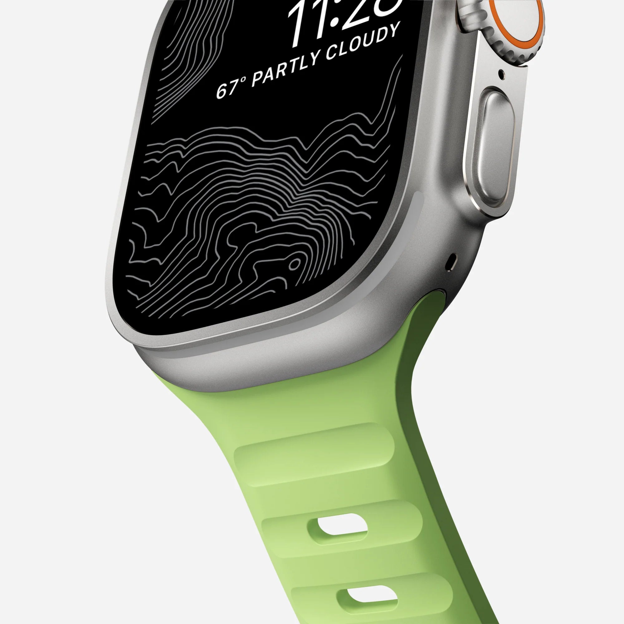 Nomad Sport Apple Watch Silicone Strap (Glow 2.0)