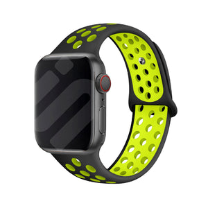 Apple Watch Sport Strap (Black/Yellow)