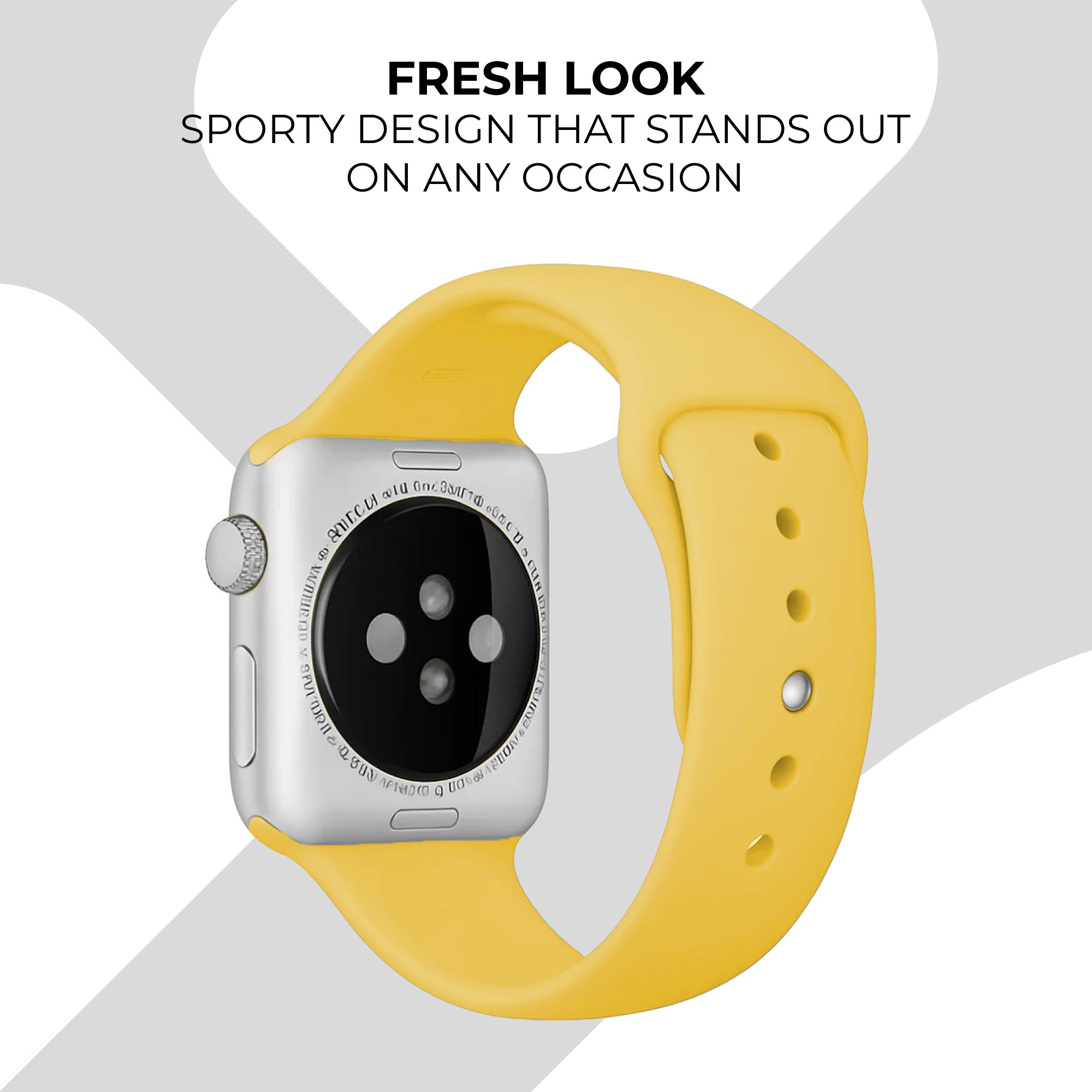 Apple Watch Silicone Strap (Yellow)