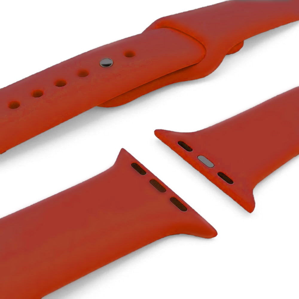 Apple Watch Silicone Strap (Red)