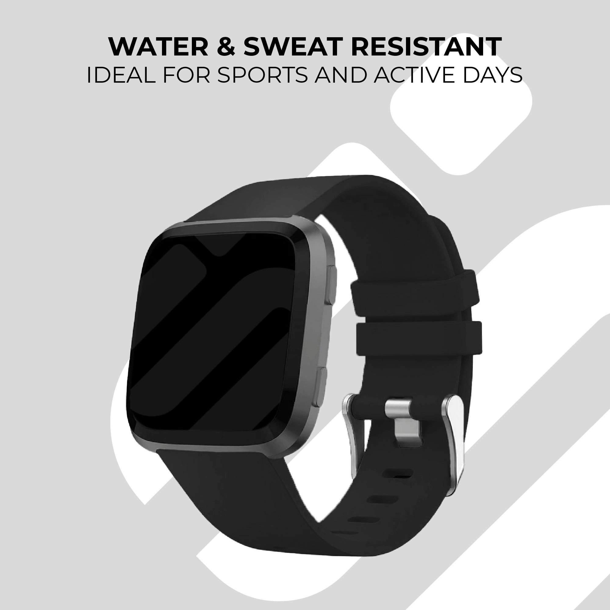 TPC Mobile Silikon-Armband Für Fitbit Versa / Versa 2 – Wasserdicht, Dunkelblau
