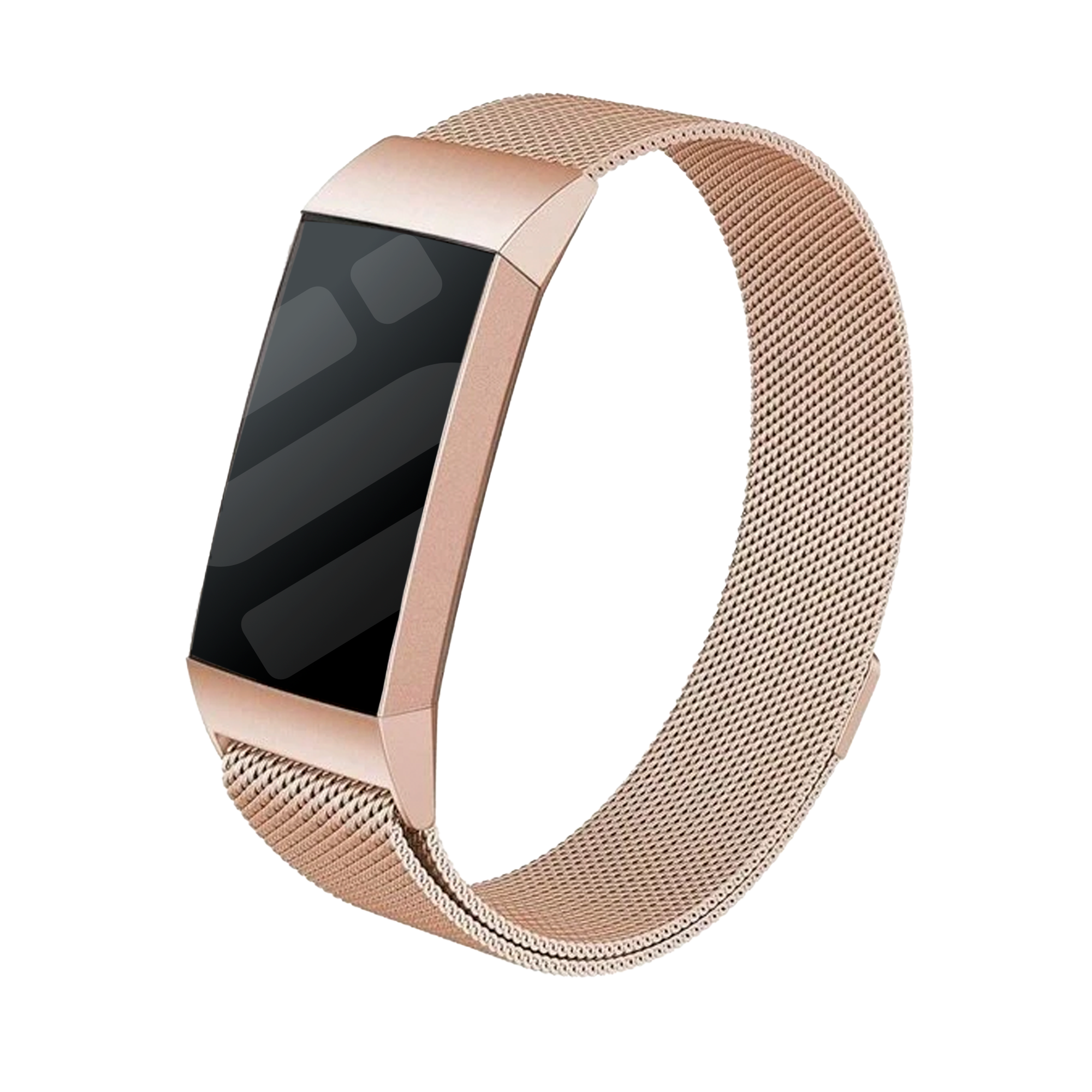 Fitbit Charge 3 Milanese Strap (Rose Gold)