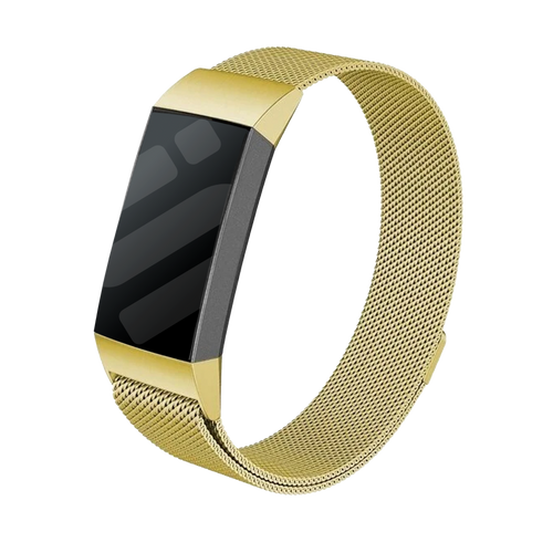 Fitbit Charge 3 Milanese Strap (Gold)