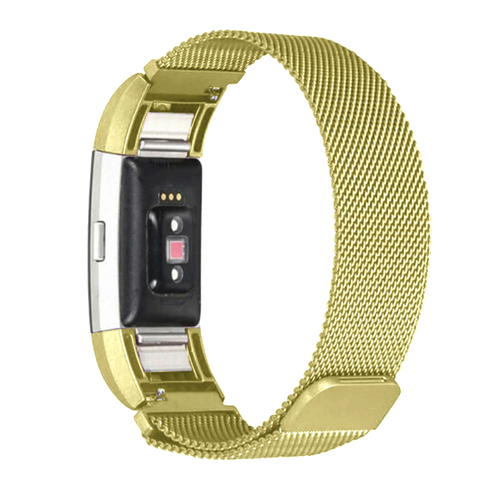 Fitbit Charge 3 Milanese Strap (Gold)