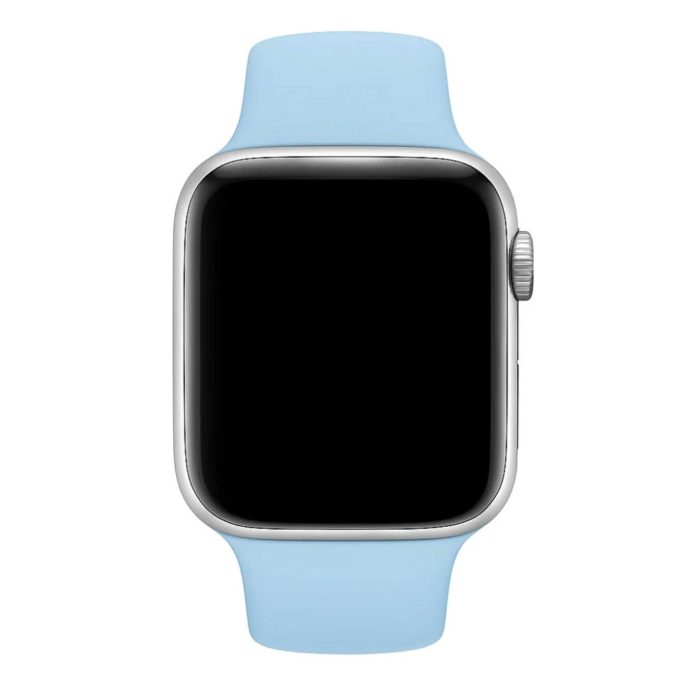 Apple Watch Silicone Strap (Light Blue)