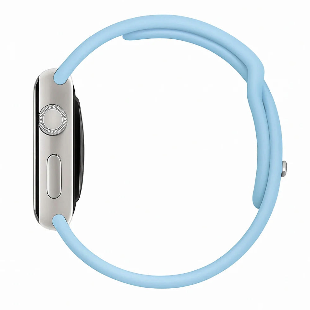 Apple Watch Silicone Strap (Light Blue)