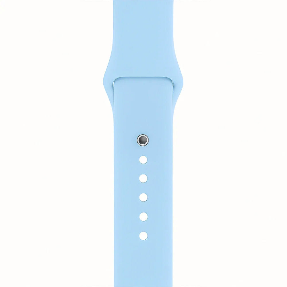 Apple Watch Silicone Strap (Light Blue)