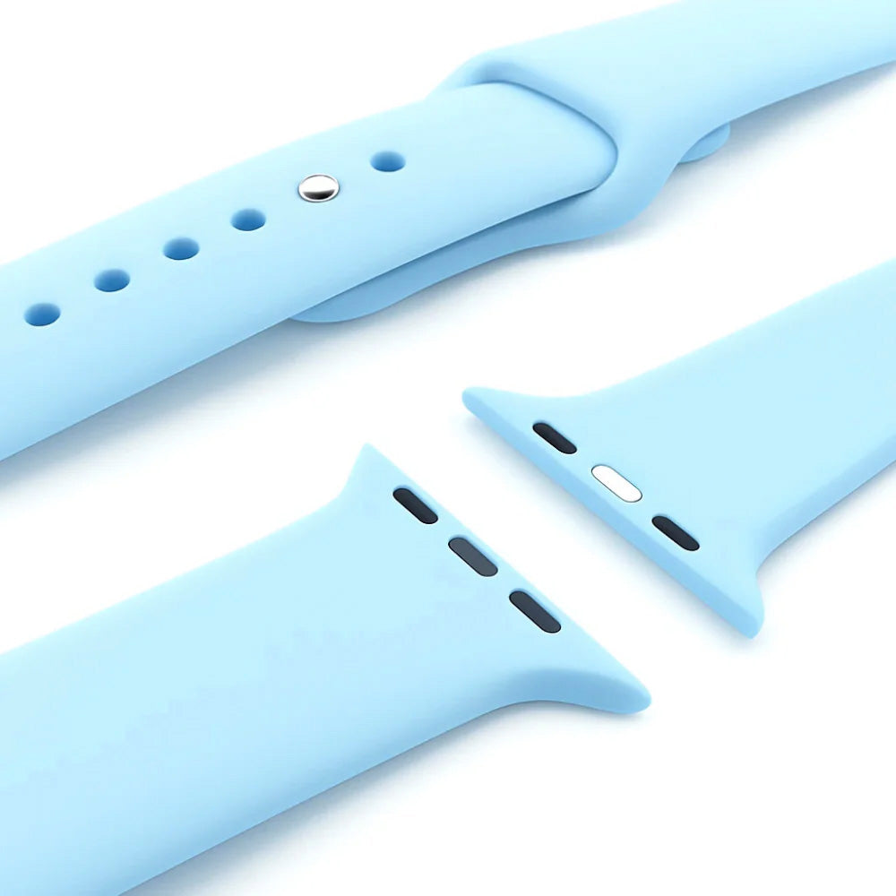 Apple Watch Silicone Strap (Light Blue)