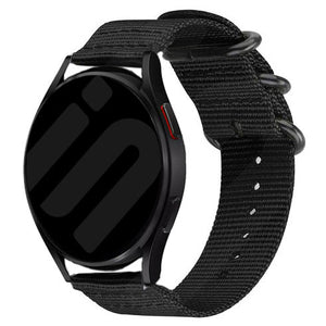 Withings ScanWatch Nova Nylon Buckle Strap (Black)