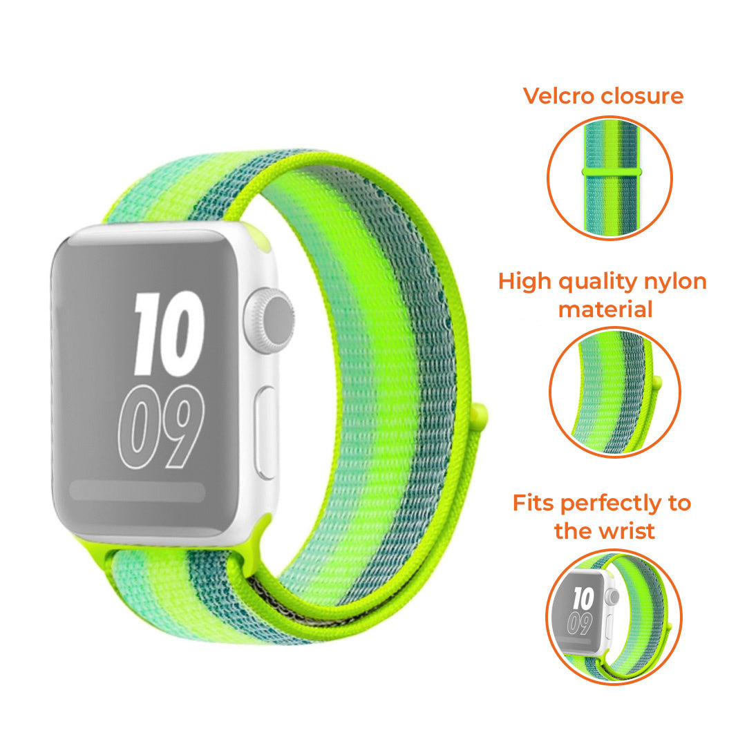 8720391659701_Apple Watch_Nylon_Geel Groen_Kenmerk_EN