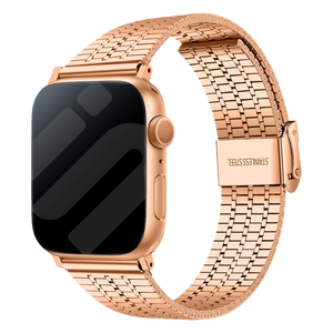 Apple Watch Fine Steel Strap (Rose Gold)